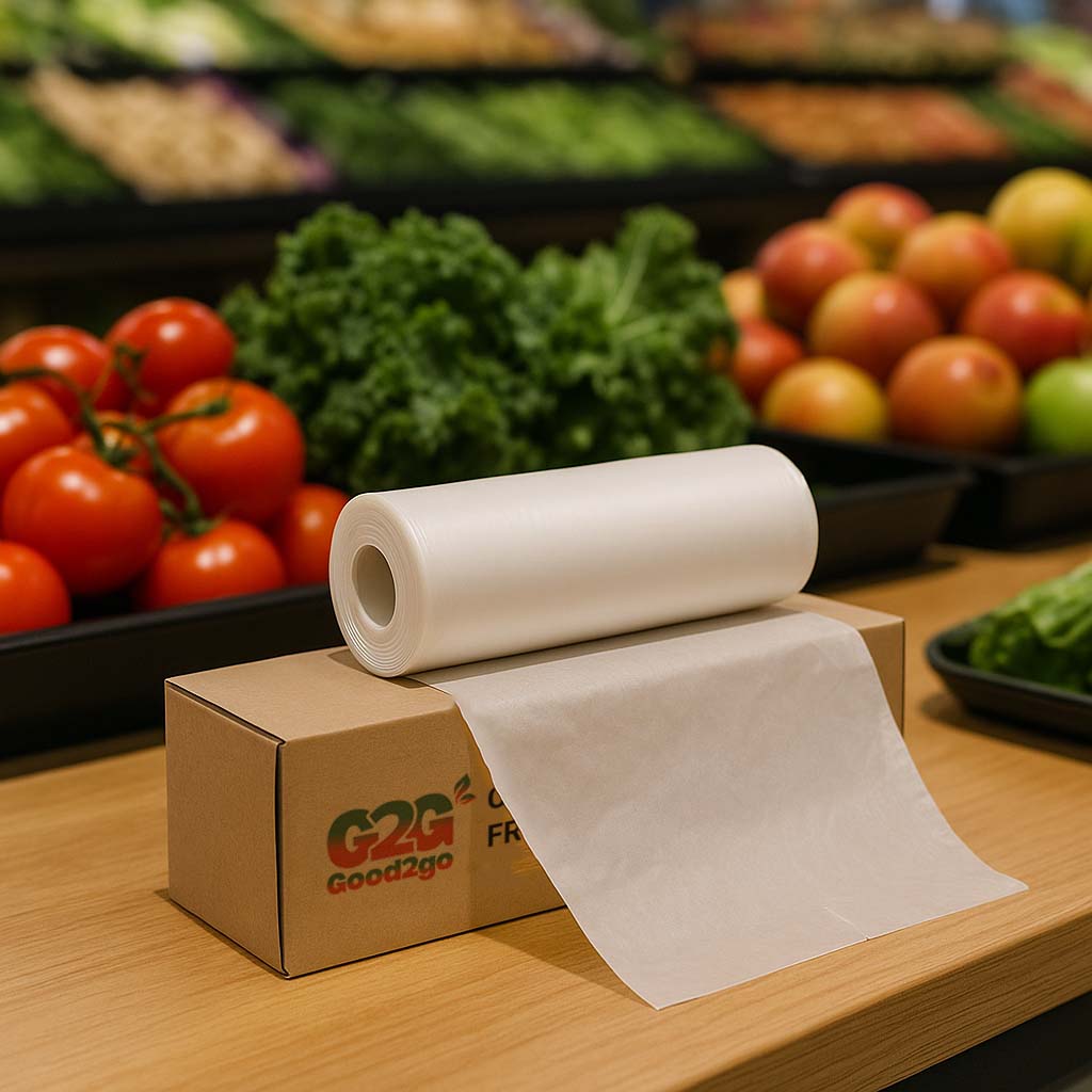 Compostable Fruit & Veggie - Bag ON Roll-1