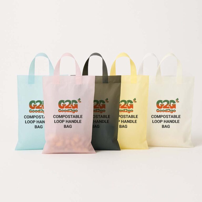 Compostable Loop Handle Bags