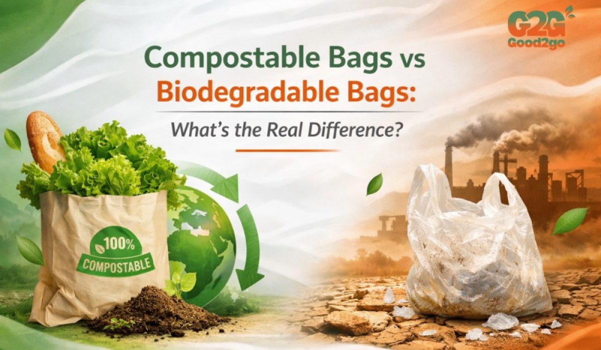 Compostable Bags vs Biodegradable Bags- What’s the Real Difference?